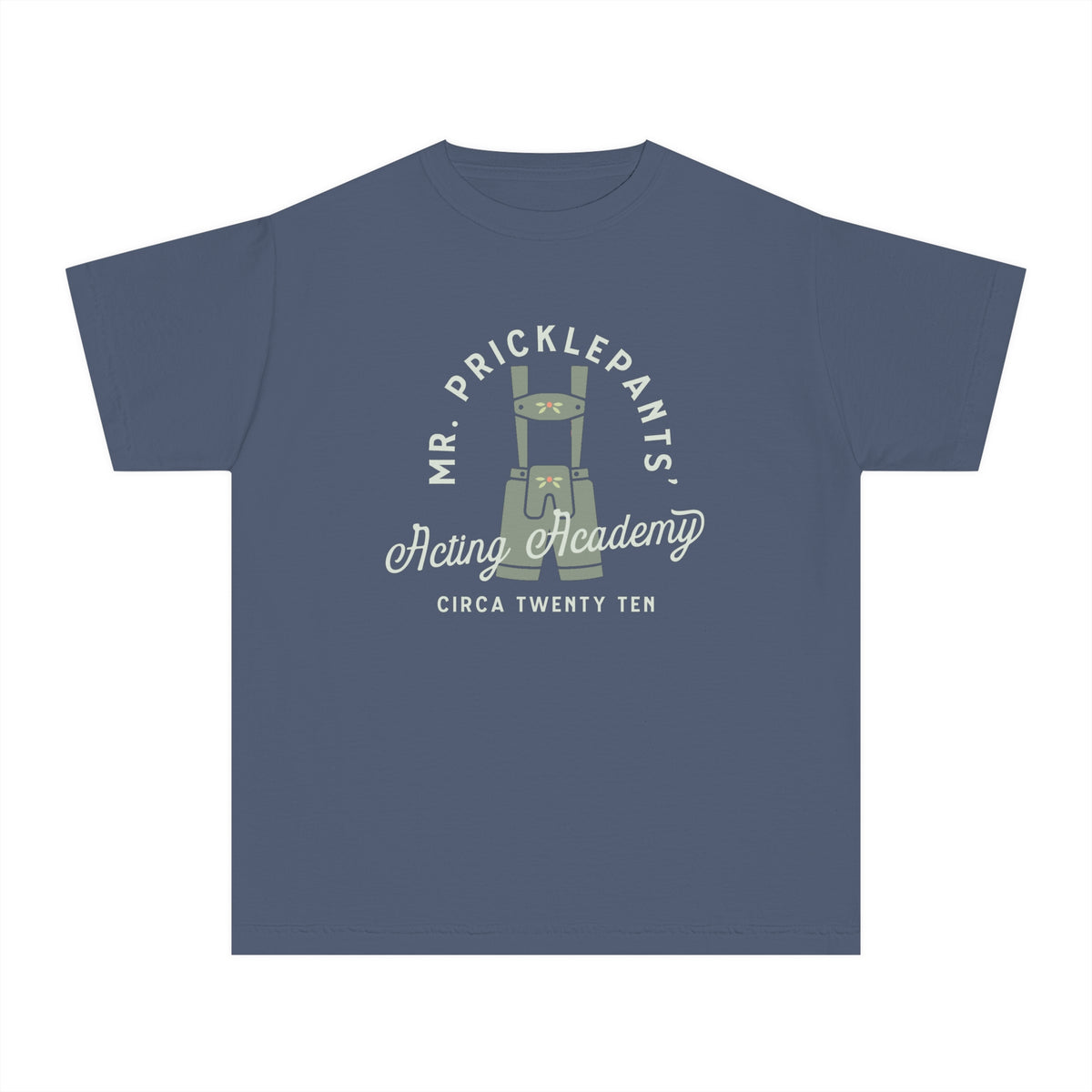 Mr. Pricklepants’ Acting Academy Comfort Colors Youth Midweight Tee