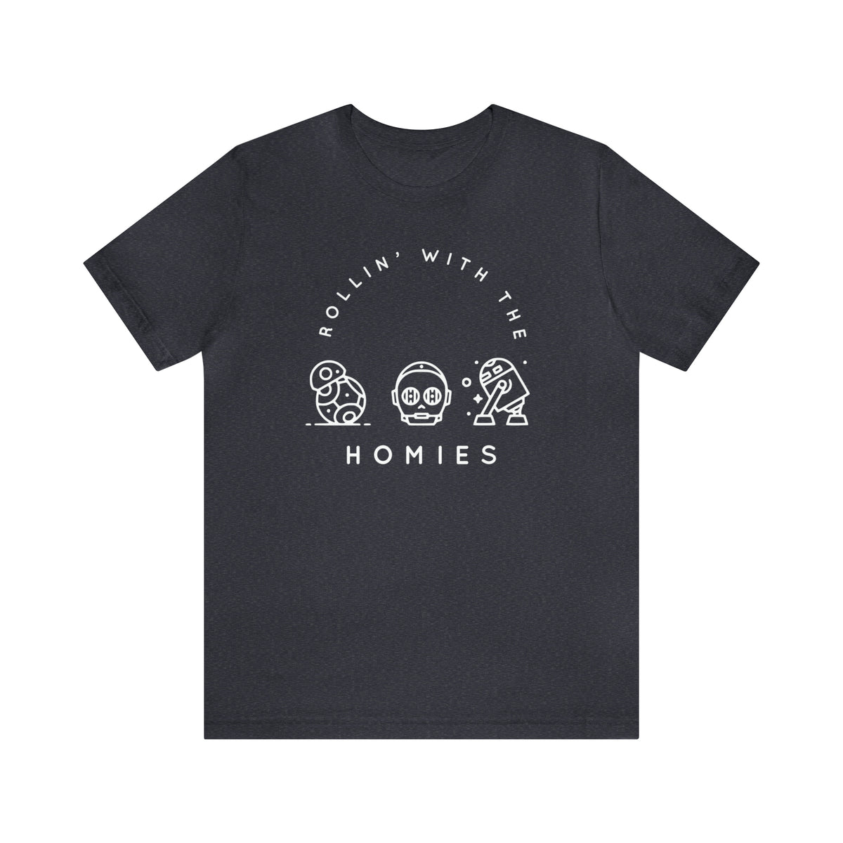 Rollin’ With The Homies Bella Canvas Unisex Jersey Short Sleeve Tee