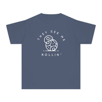 They See Me Rollin' Comfort Colors Youth Midweight Tee