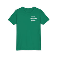 Best Birthday Ever Bella Canvas Youth Short Sleeve Tee
