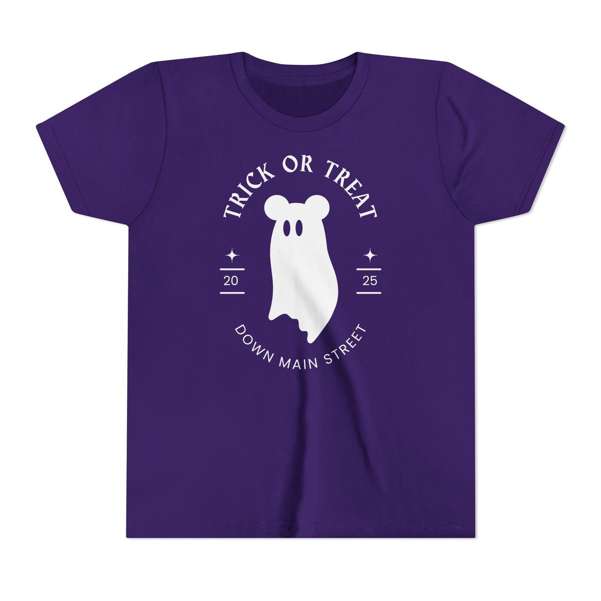 Trick or Treat Down Main Street Youth Short Sleeve Tee