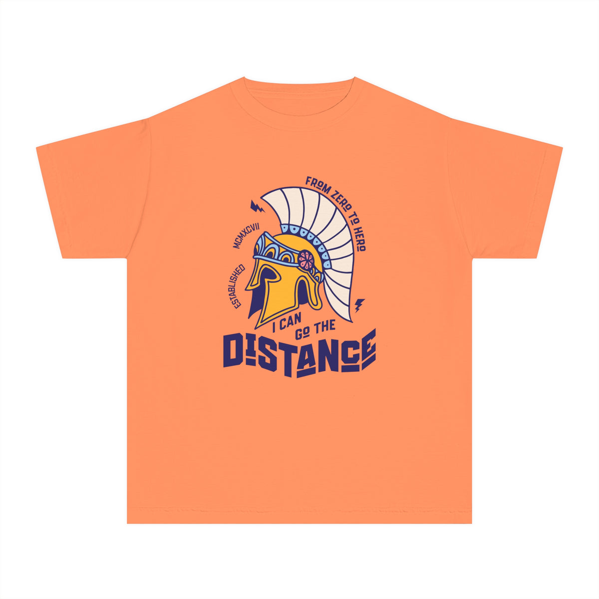 I Can Go The Distance Comfort Colors Youth Midweight Tee