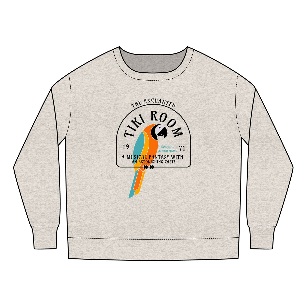 Enchanted Tiki Room Rabbit Skins Toddler Sweatshirt