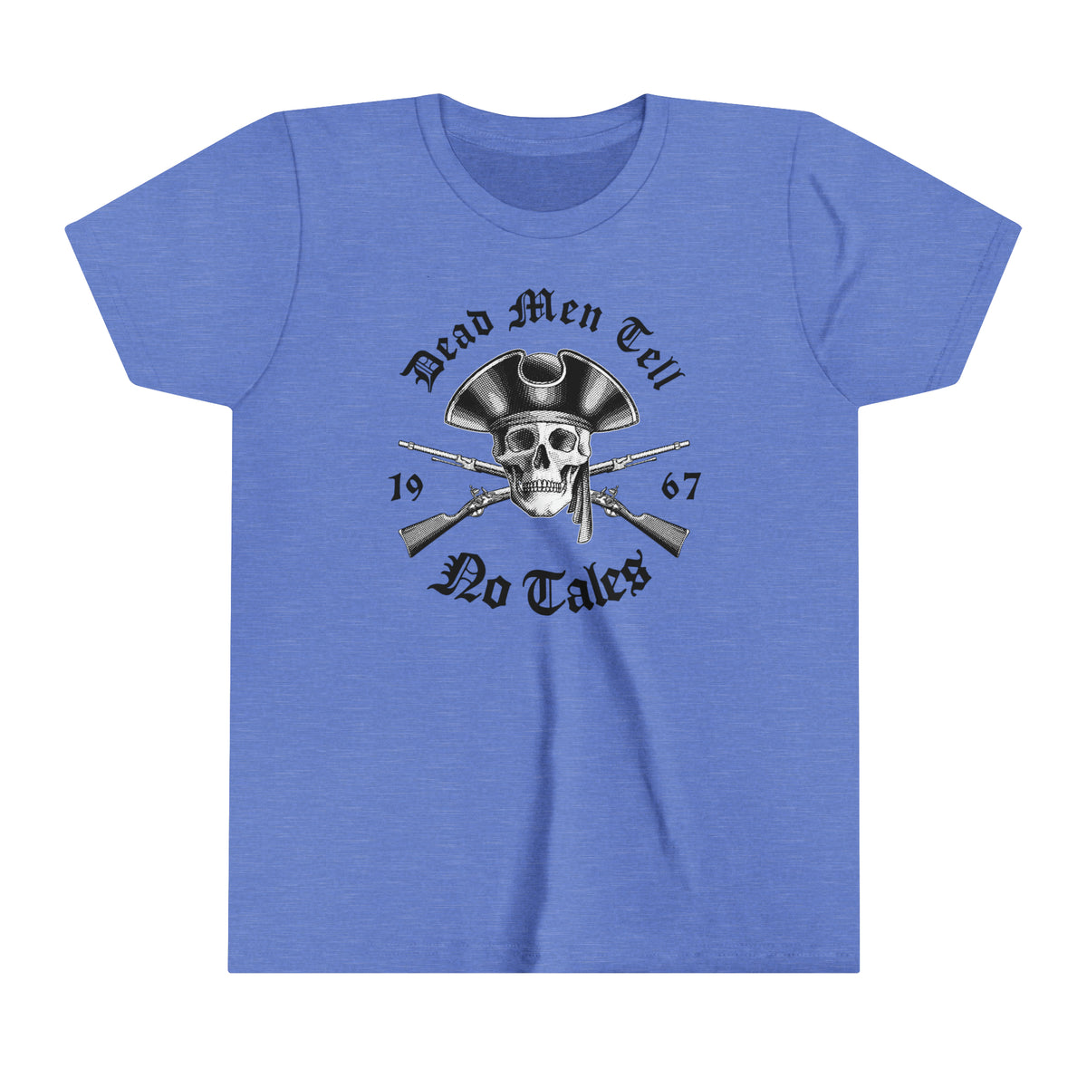 Dead Men Tell No Tales Bella Canvas Youth Short Sleeve Tee