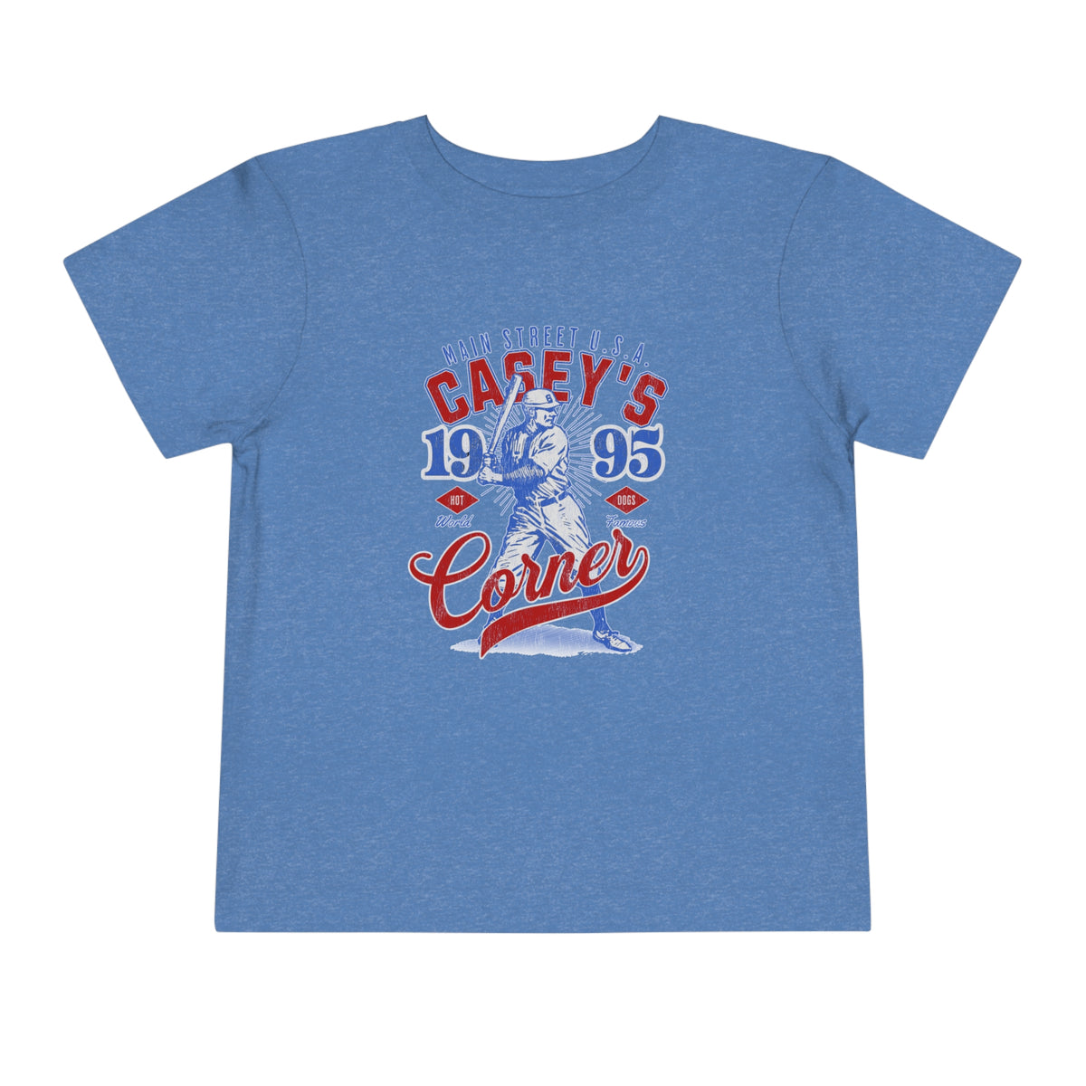 Casey’s Corner Distressed Bella Canvas Toddler Short Sleeve Tee