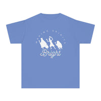 Making Spirits Bright Comfort Colors Youth Midweight Tee