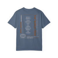 Drink Around The World Tour Comfort Colors Unisex Garment-Dyed T-shirt