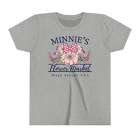 Minnie's Flower Market Bella Canvas Youth Short Sleeve Tee