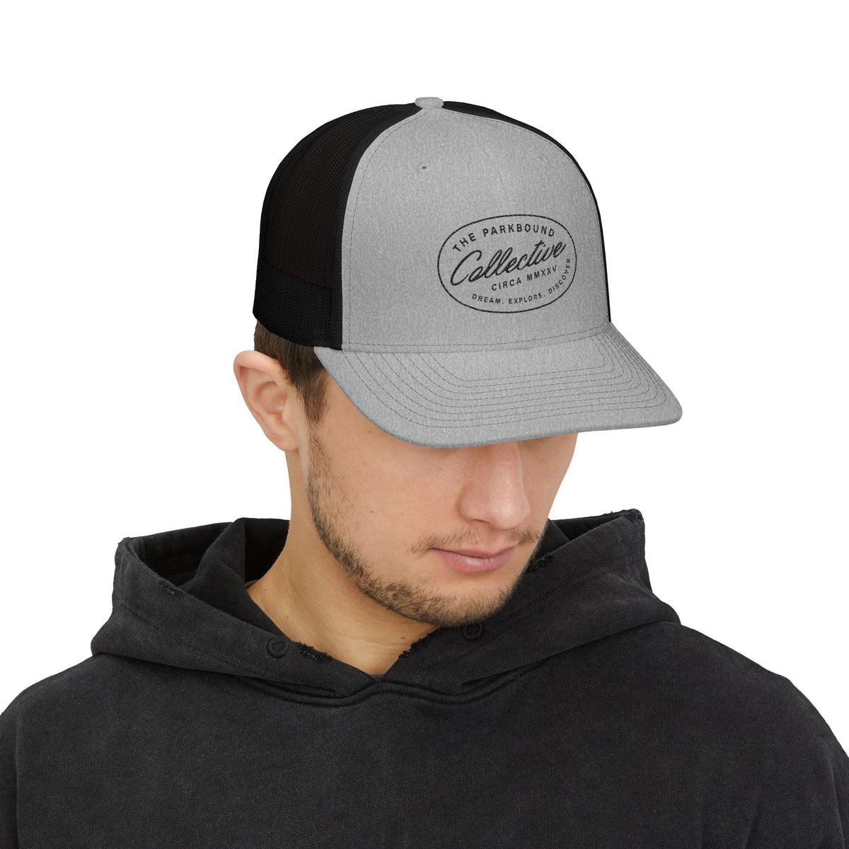 Parkbound Collective Snapback Trucker Cap - Dream, Explore, Discover