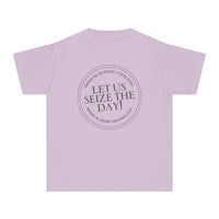 Let Us Seize The Day Comfort Colors Youth Midweight Tee
