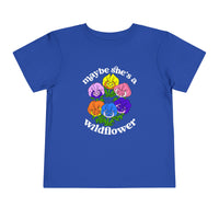 Maybe She’s A Wildflower Bella Canvas Toddler Short Sleeve Tee