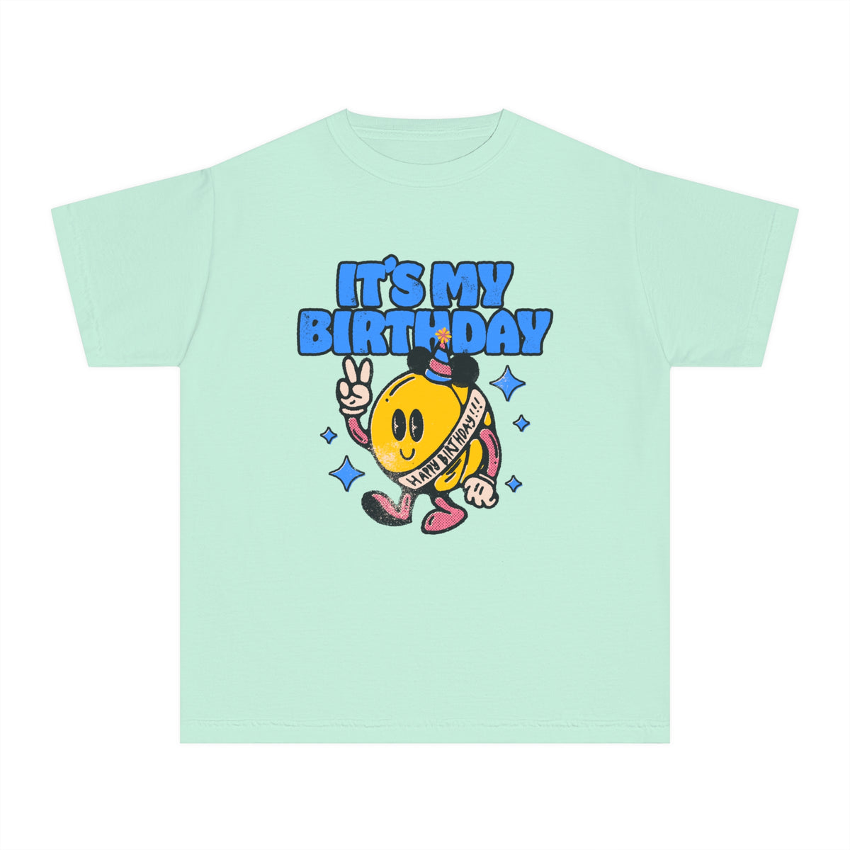 It's My Birthday Comfort Colors Youth Midweight Tee