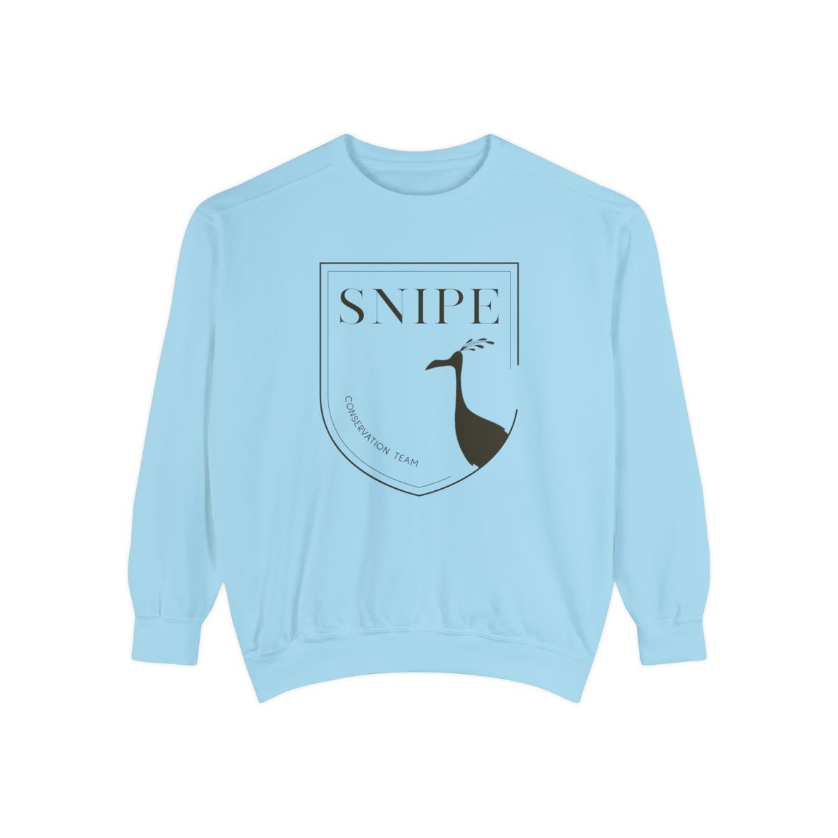 Snipe Conservation Team Comfort Colors Unisex Garment-Dyed Sweatshirt