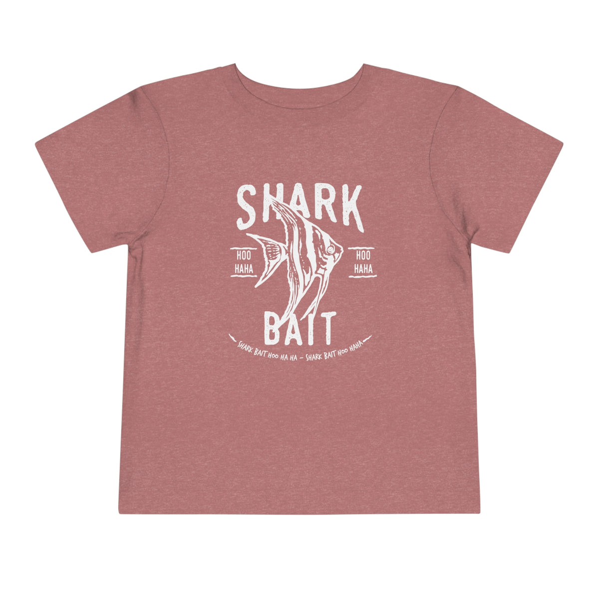 Shark Bait Hoo Haha Bella Canvas Toddler Short Sleeve Tee