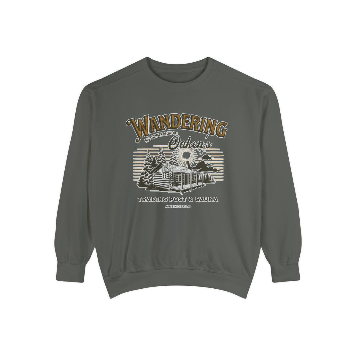 Wandering Oaken’s Trading Post Comfort Colors Unisex Garment-Dyed Sweatshirt
