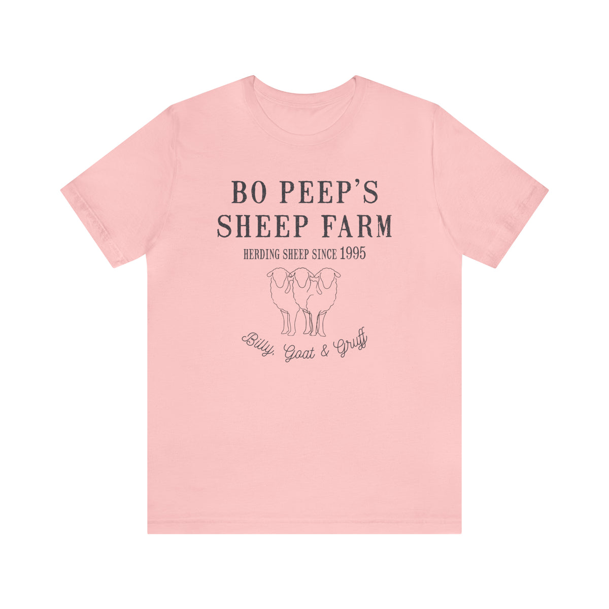Bo Peep's Sheep Farm Bella Canvas Unisex Jersey Short Sleeve Tee