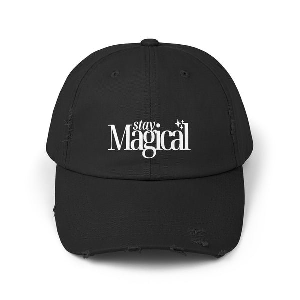 Stay Magical Unisex Distressed Cap
