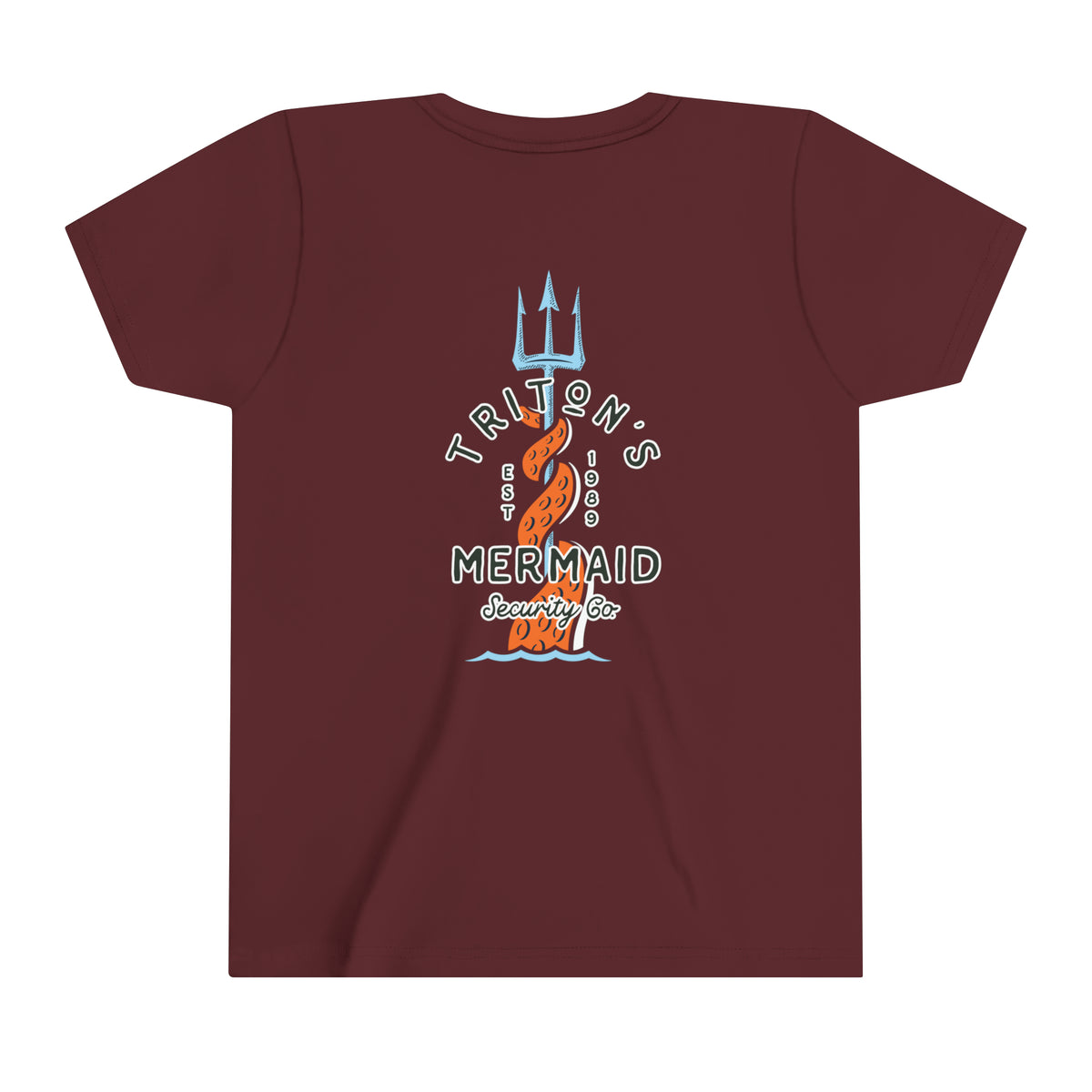 Triton's Mermaid Security Bella Canvas Youth Short Sleeve Tee