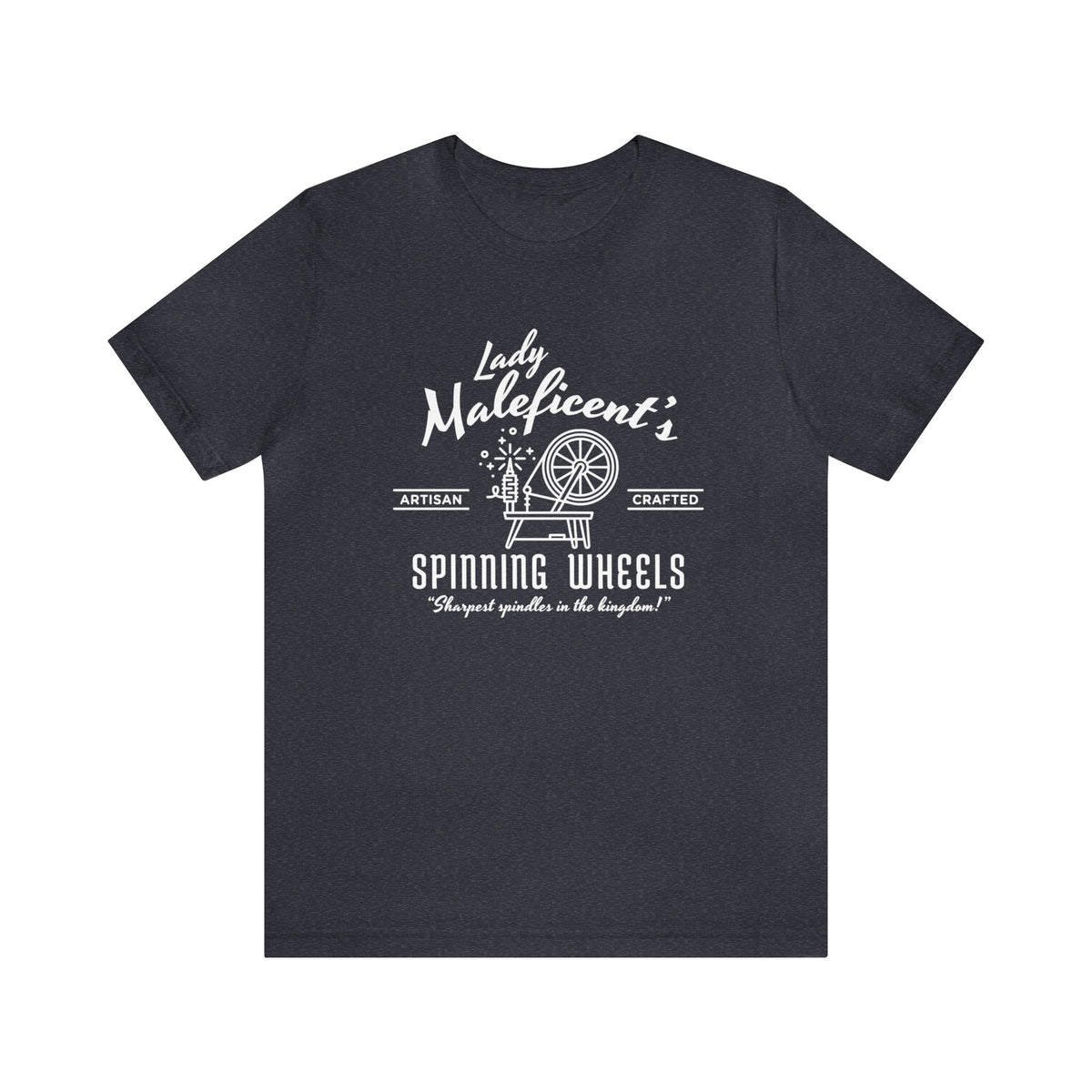 Maleficent’s Spinning Wheels Bella Canvas Unisex Jersey Short Sleeve Tee
