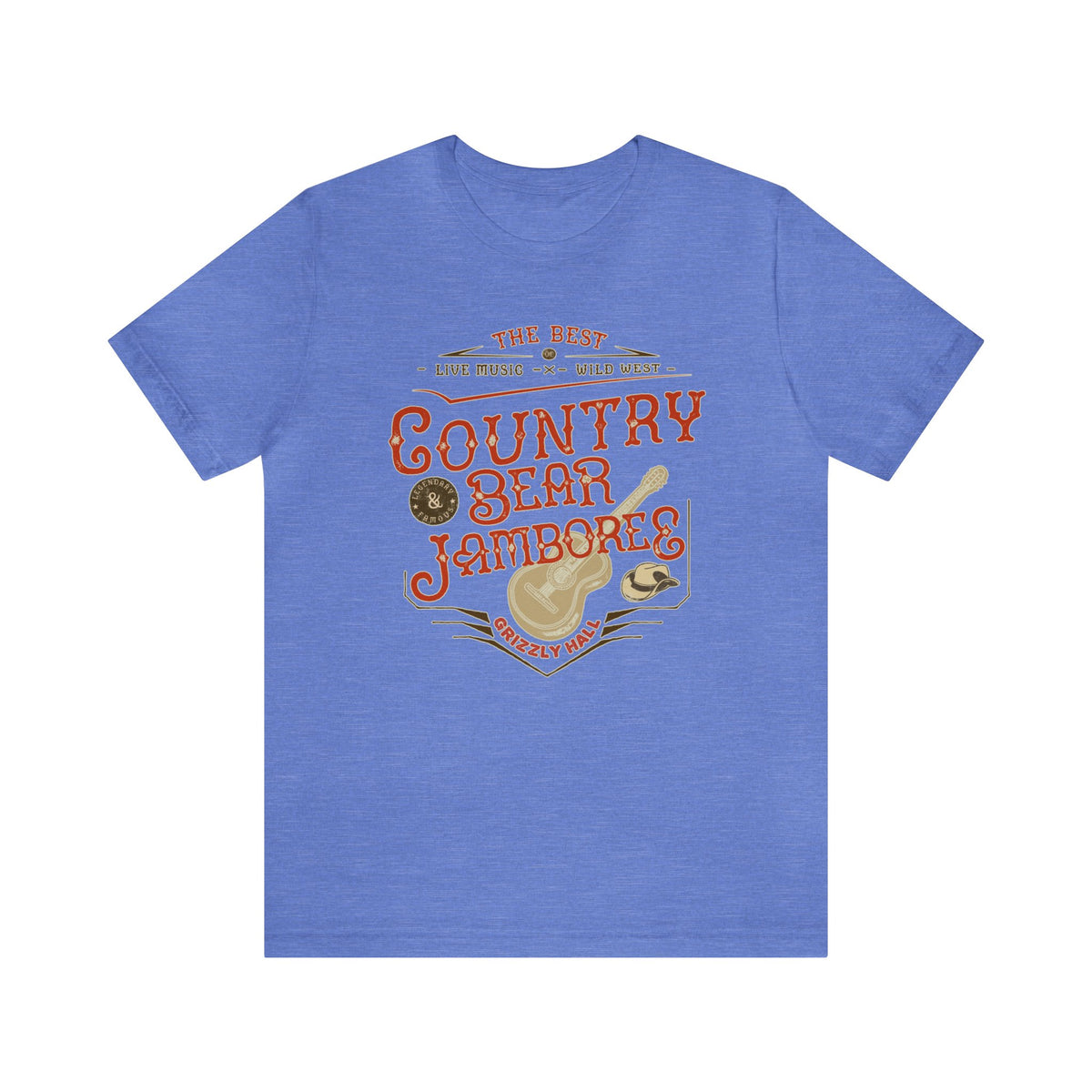 Country Bear Jamboree Bella Canvas Unisex Jersey Short Sleeve Tee