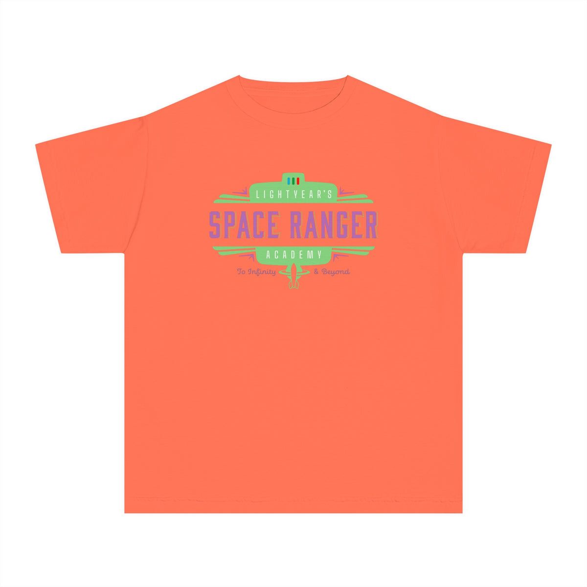Lightyear's Space Ranger Academy Comfort Colors Youth Midweight Tee