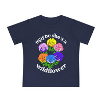 Maybe She’s A Wildflower Bella Canvas Baby Short Sleeve T-Shirt