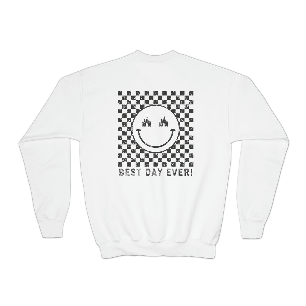 Best Day Ever Gildan Youth Crewneck Sweatshirt