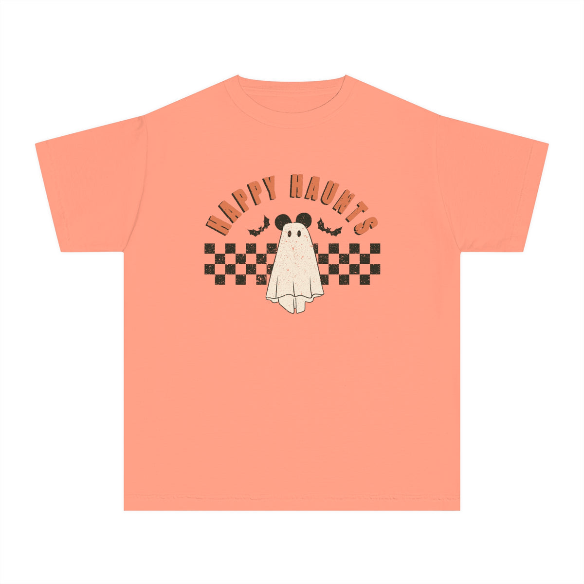 Happy Haunts Comfort Colors Youth Midweight Tee