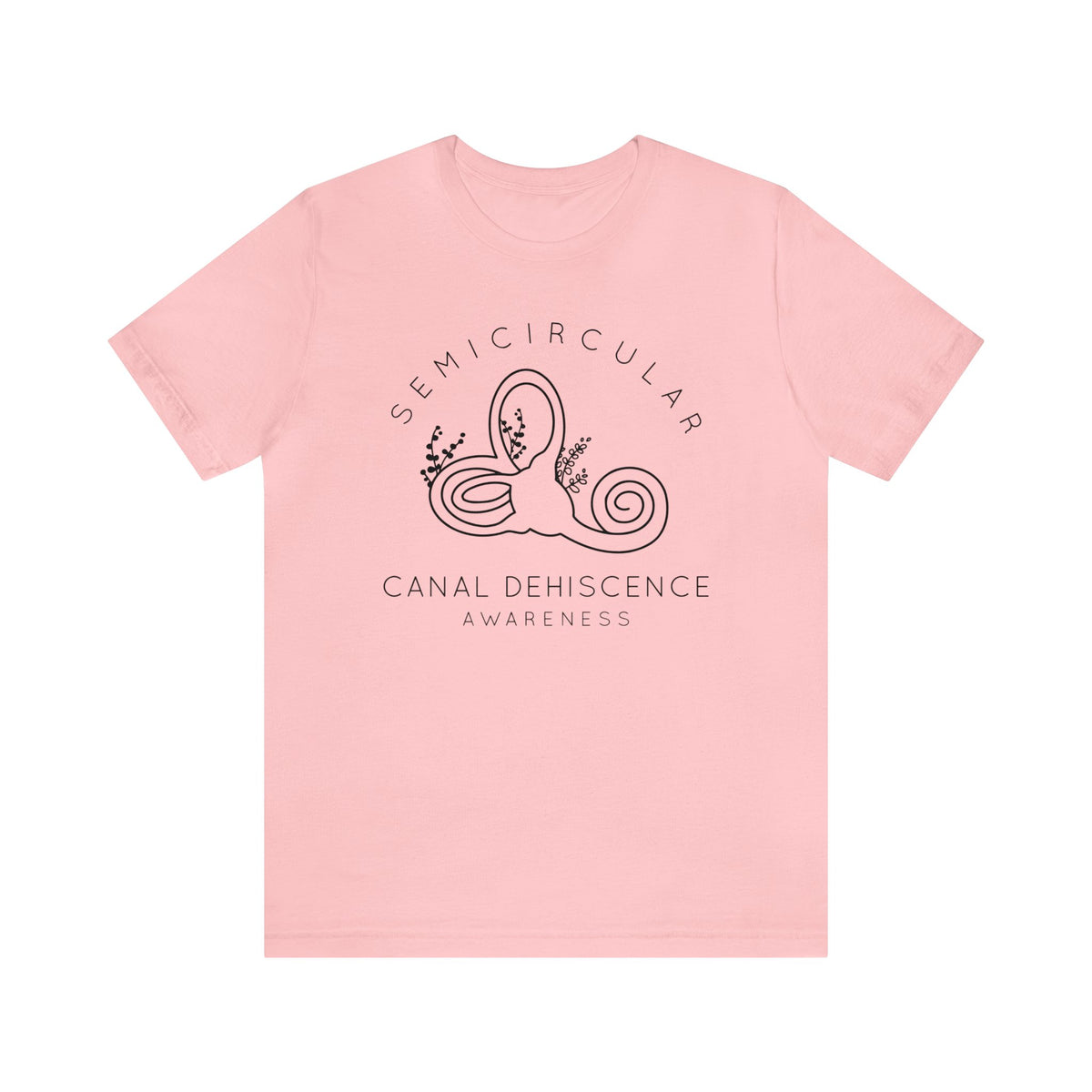 Semicircular Canal Dehiscence Awareness Awareness Bella Canvas Unisex Jersey Short Sleeve Tee