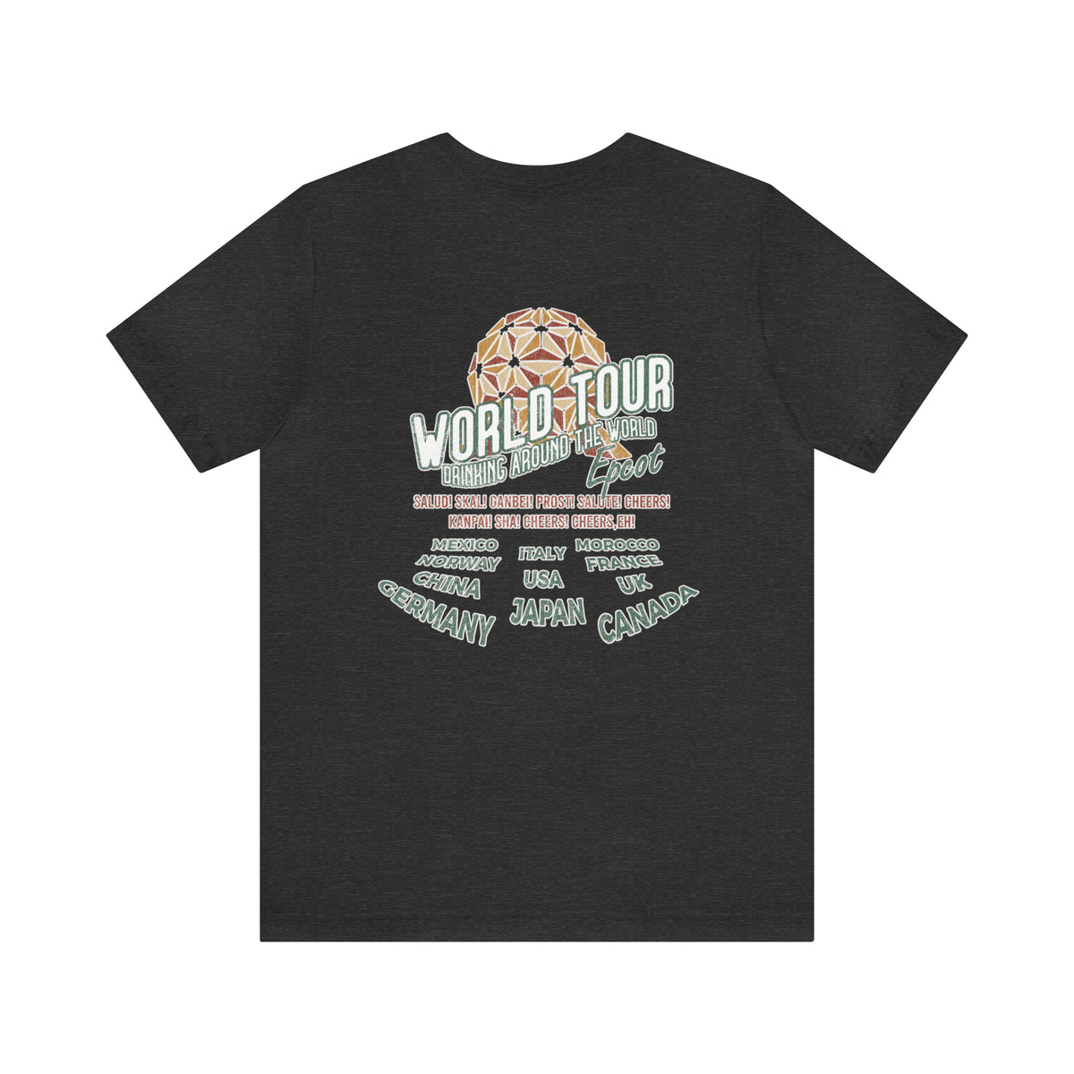 World Tour Bella Canvas Unisex Jersey Short Sleeve Tee
