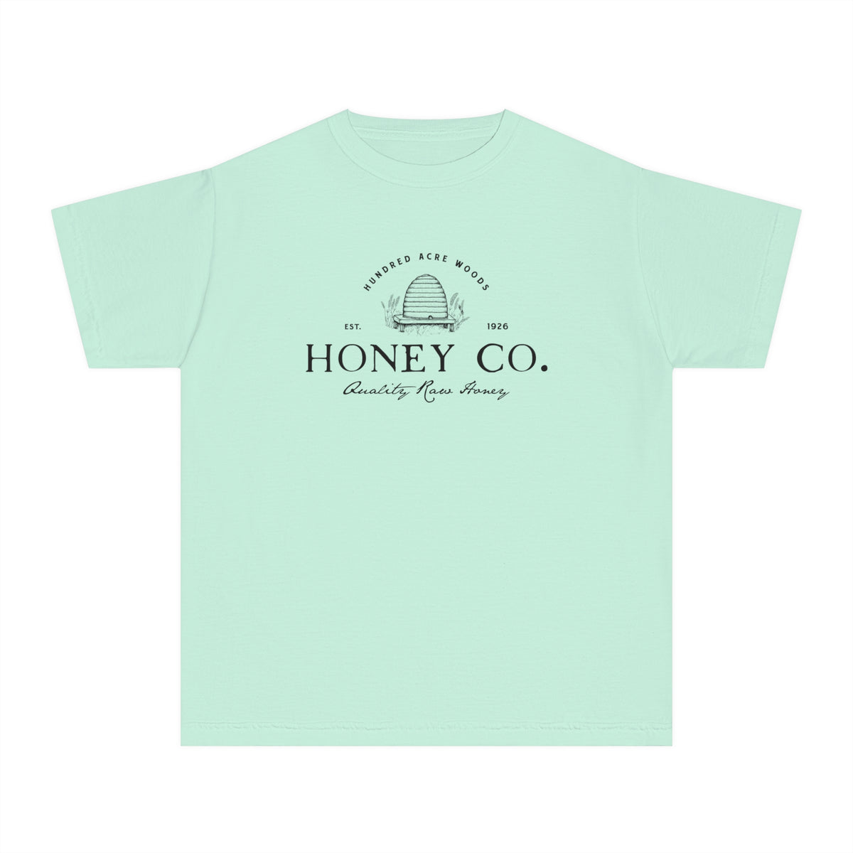 Hundred Acre Woods Honey Co. Comfort Colors Youth Midweight Tee