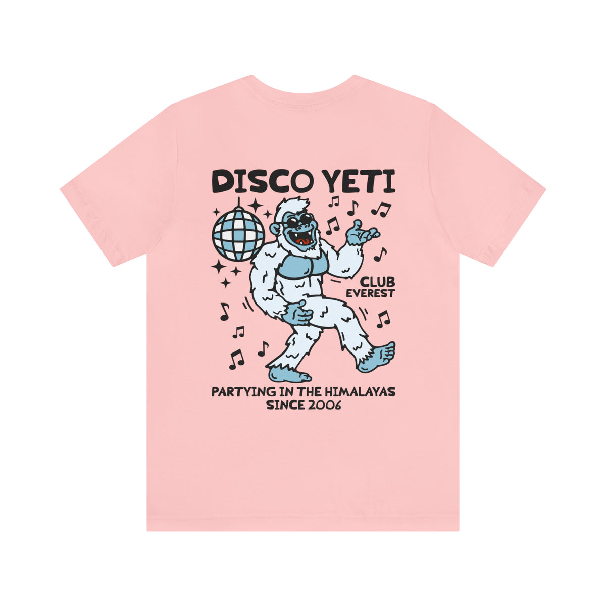 Disco Yeti Bella Canvas Unisex Jersey Short Sleeve Tee