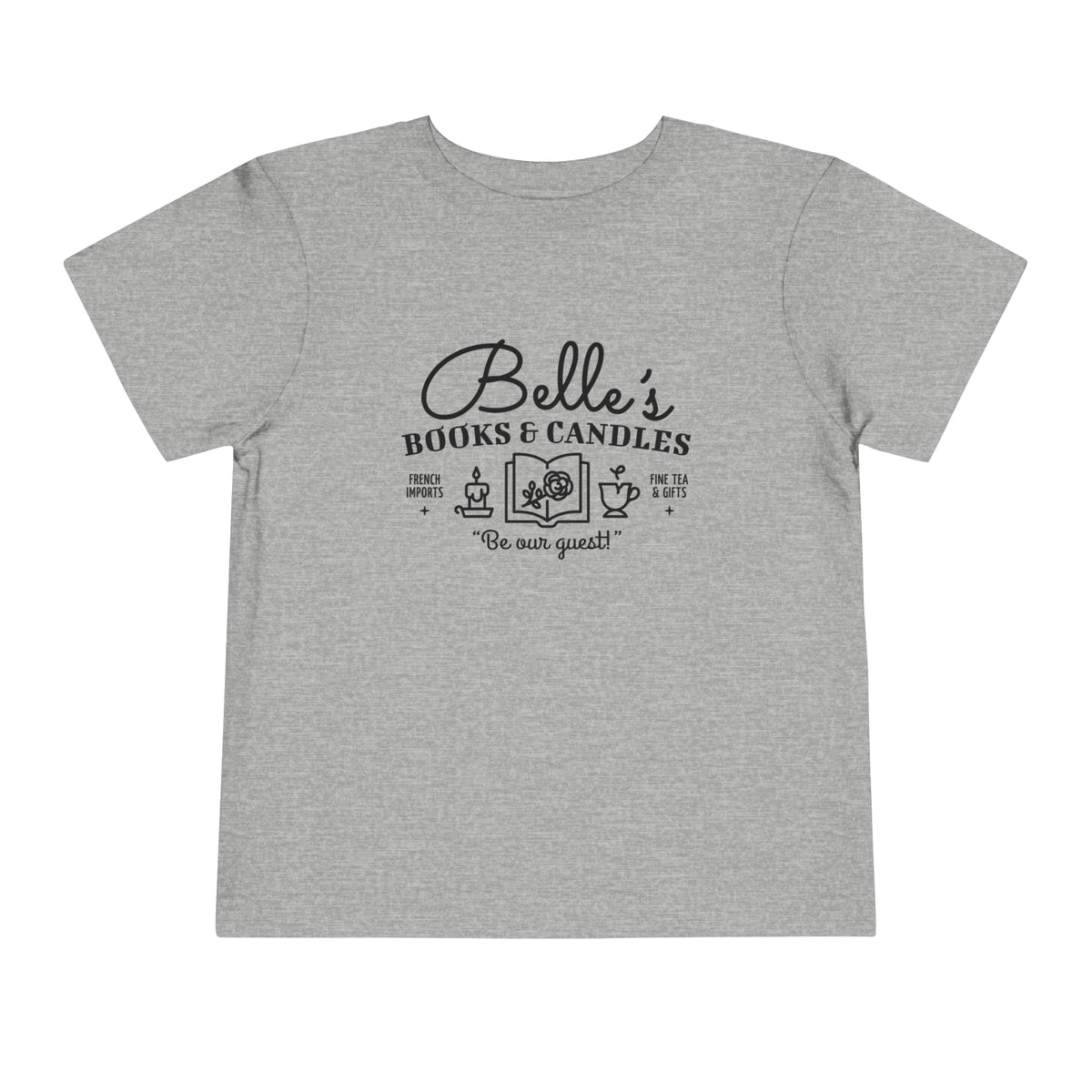 Belle's Books & Candles Bella Canvas Toddler Short Sleeve Tee