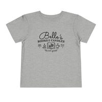 Belle's Books & Candles Bella Canvas Toddler Short Sleeve Tee