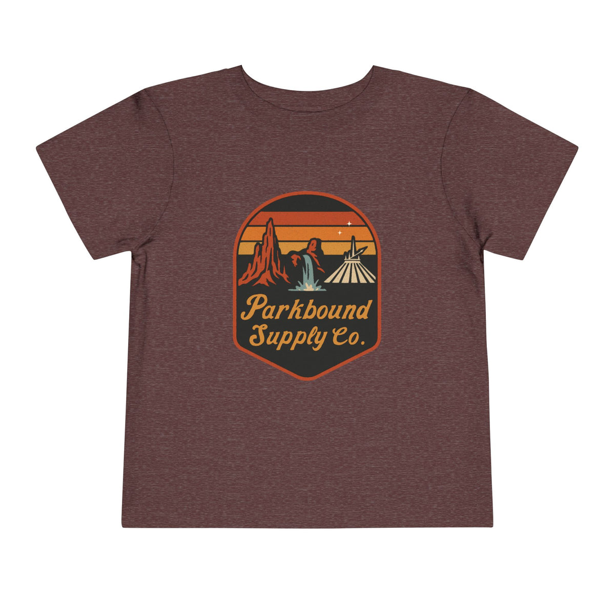 Triple Mountain Badge Bella Canvas Toddler Short Sleeve Tee