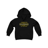 PEW PEW PEW Gildan Youth Heavy Blend Hooded Sweatshirt
