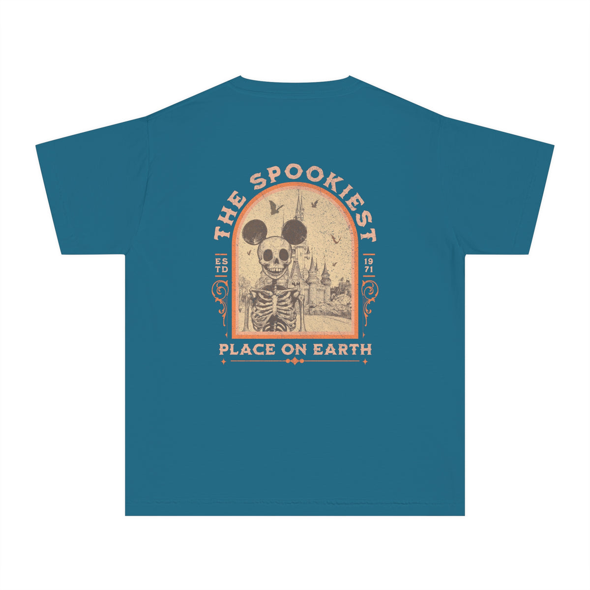 The Spookiest Place on Earth Comfort Colors Youth Midweight Tee