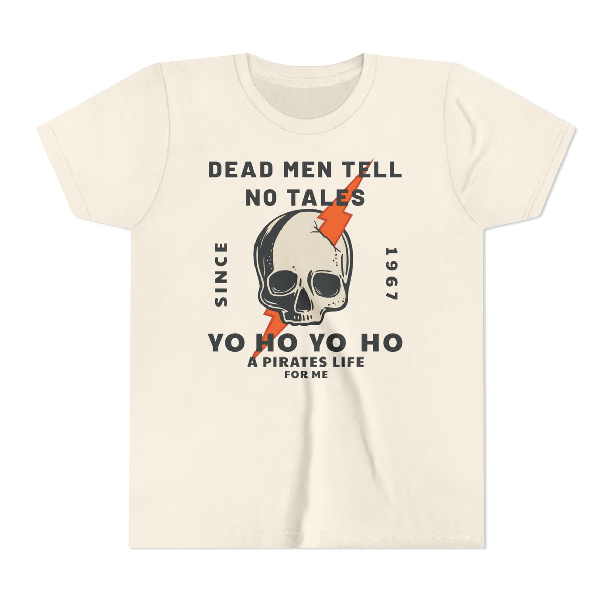Dead Men Tell No Tales Bella Canvas Youth Short Sleeve Tee