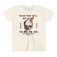 Dead Men Tell No Tales Bella Canvas Youth Short Sleeve Tee