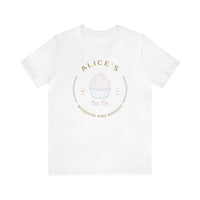 Alice's Wonderland Bakery Bella Canvas Unisex Jersey Short Sleeve Tee