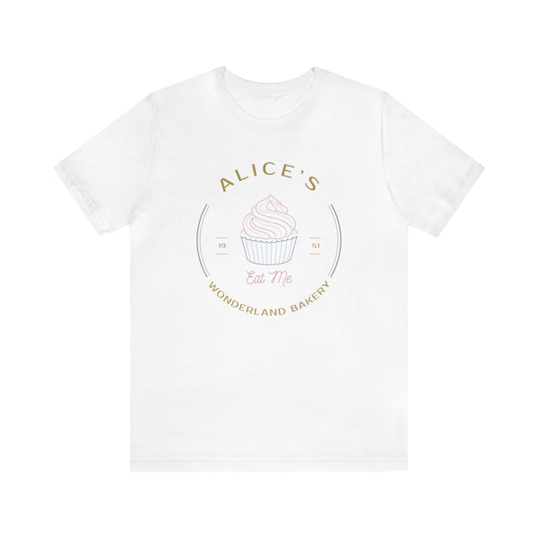 Alice's Wonderland Bakery Bella Canvas Unisex Jersey Short Sleeve Tee