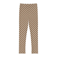 Checked Youth Full-Length Leggings