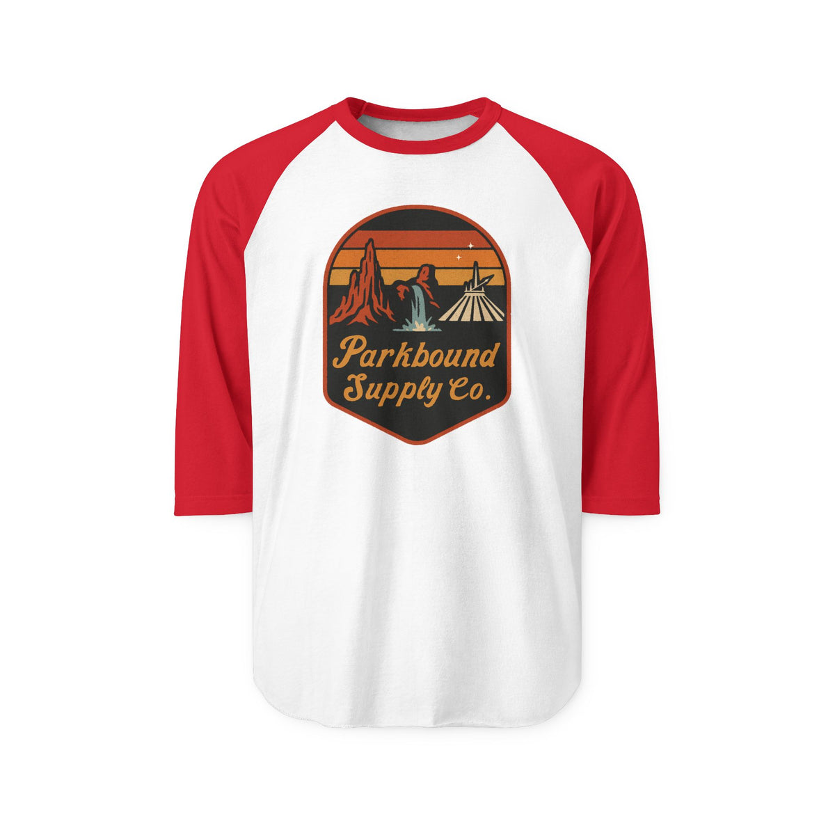 The Triple Mountain Badge Raglan Shirt
