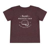 Ralph’s Wrecking Crew Bella Canvas Toddler Short Sleeve Tee