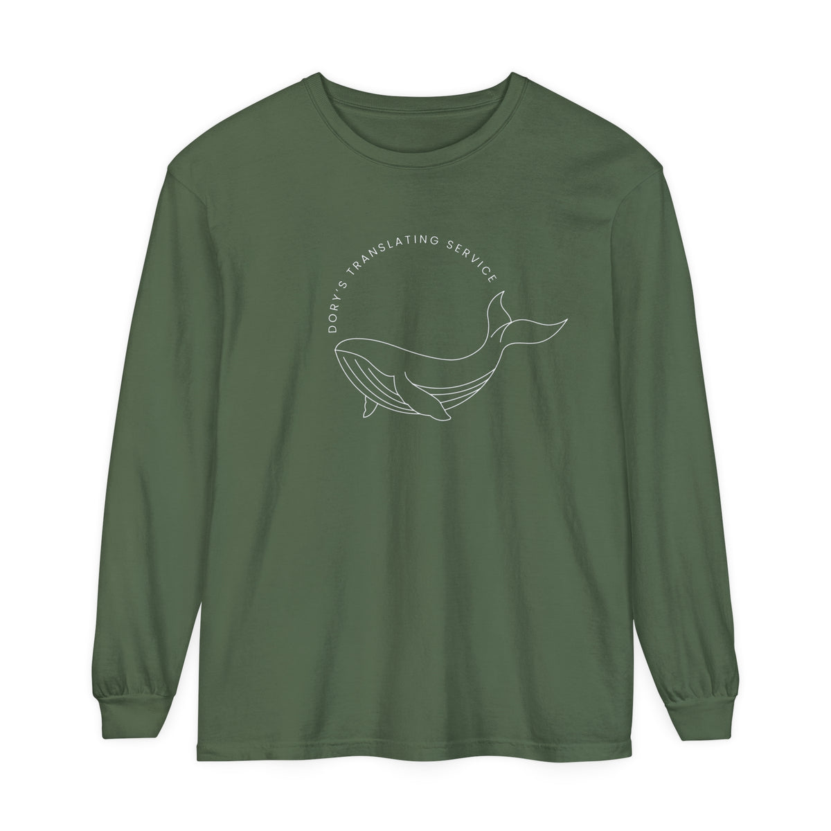 Dory's Translating Service Comfort Colors Unisex Garment-dyed Long Sleeve T-Shirt