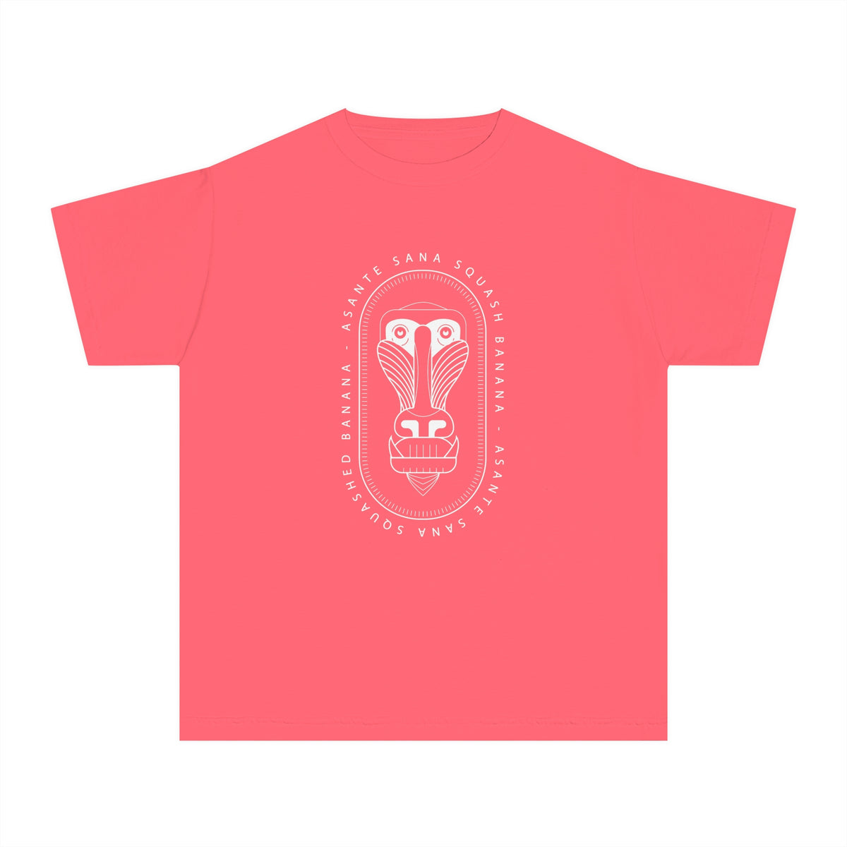 Asante Sana Squashed Banana Comfort Colors Youth Midweight Tee