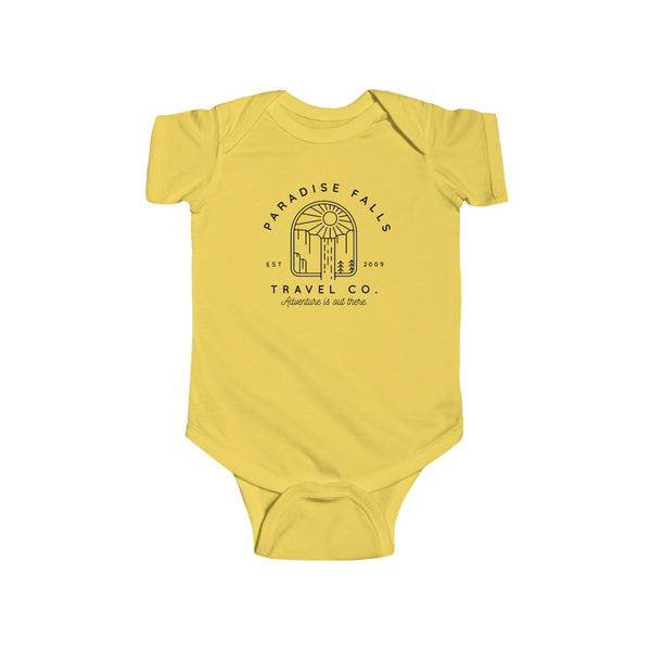 Paradise Falls Vacation Co. Rabbit Skins Infant Fine Jersey Bodysuit