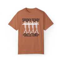 Spooky Scary Skeletons Comfort Colors Unisex Garment-Dyed T-shirt