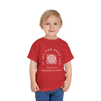 If You Can Read This Thank The Phoenicians Bella Canvas Toddler Short Sleeve Tee