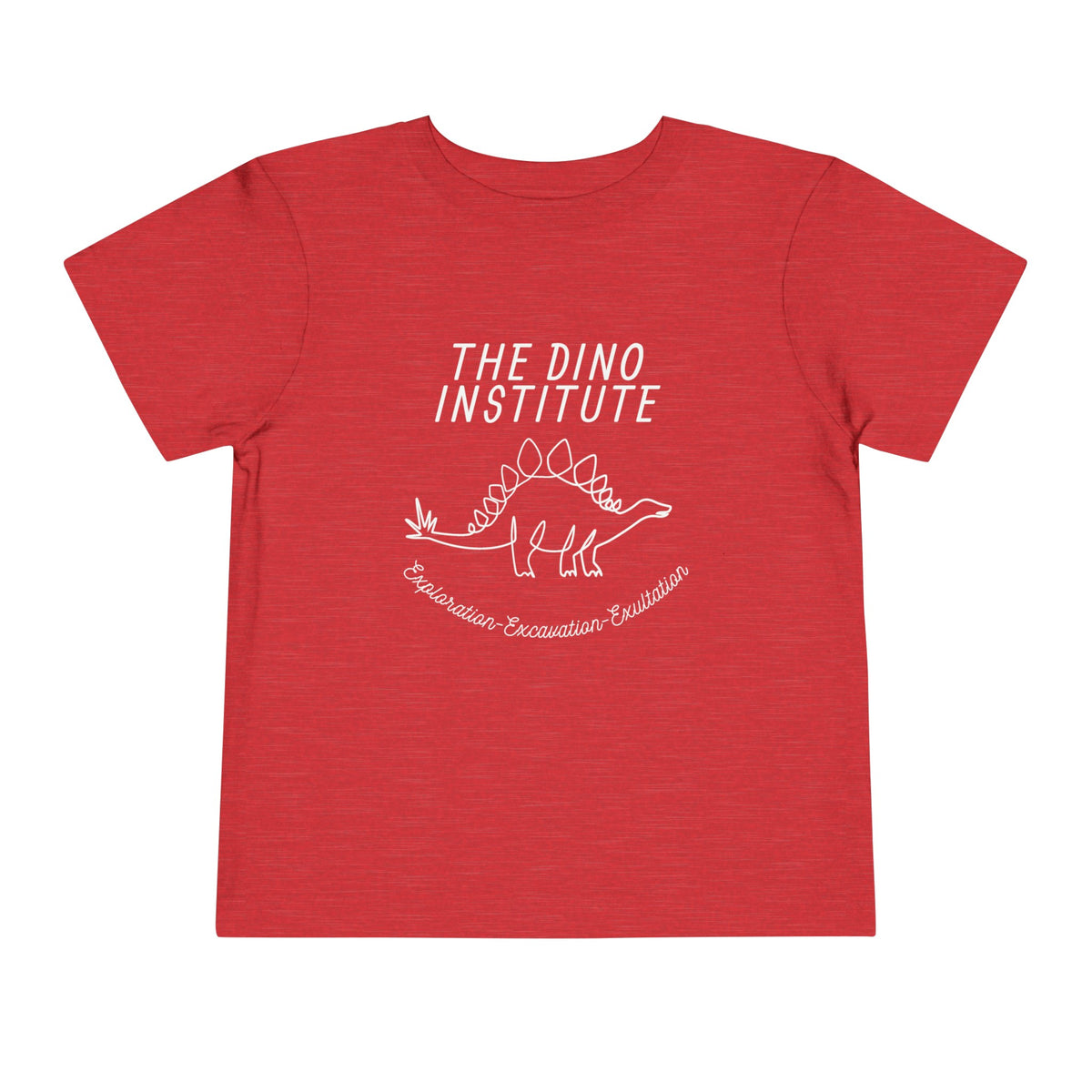 The Dino Institute Bella Canvas Toddler Short Sleeve Tee